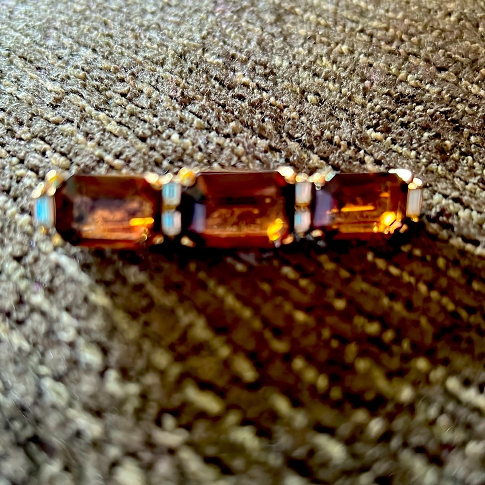 Christian Dior Topaz brooch